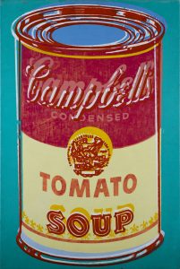 BOLOGNA Andy Warhol Campbell's Soup , 1965 Serigrafia e polimeri, 91x61 cm Museu Coleção Berardo, Lisbona © The Andy Warhol Foundation for the Visual Arts Inc. by SIAE 2018 per A. Warhol 