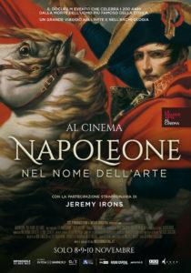 “Napoleone. Nel Nome dell’arte” al cinema il documentario con Jeremy Irons | nelle sale dell’Emilia Romagna dall’8 al 10 novembre